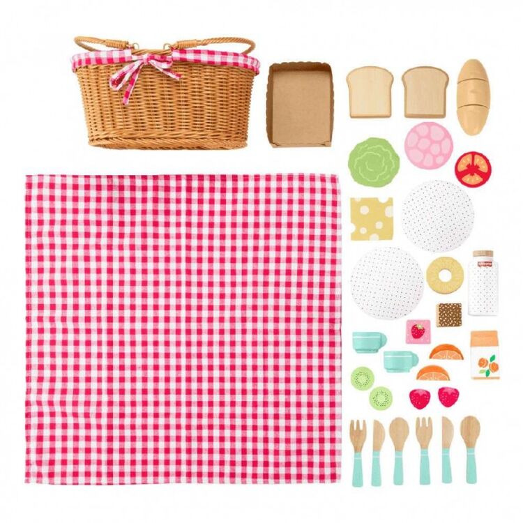 Product Fisher-Price - Wooden Picnic Basket Set (HXT81) image