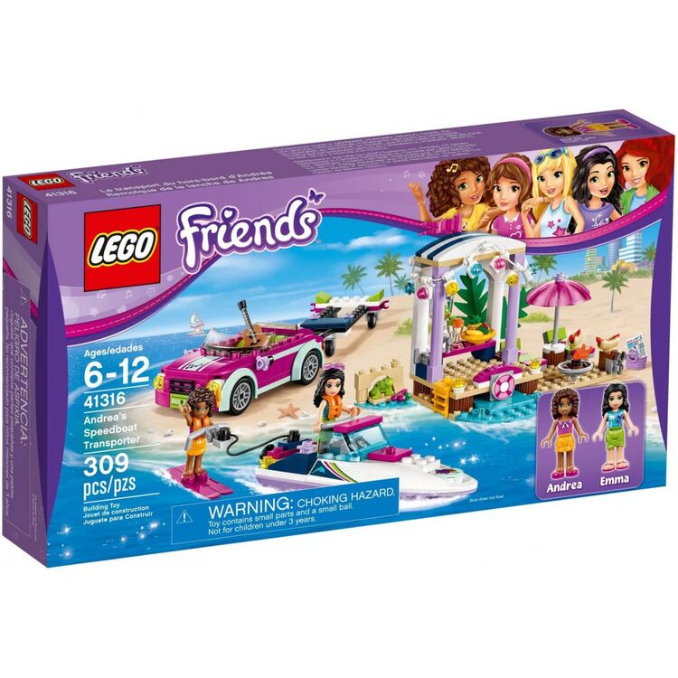 Product LEGO® Friends: Andrea's Speedboat Transporter (41316) image