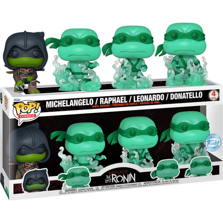 Product Funko POP! The Last Ronin - Michelangelo, Raphael, Leonardo, Donatello 4-Pack (Special Edition) image