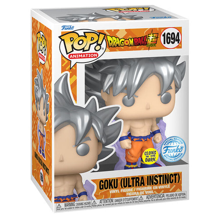 Product Funko Pop! Animation: Dragon Ball Super - Goku (Ultra Instinct) (Glows in the Dark) (Special Edition) image