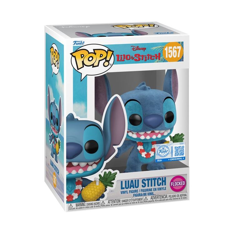 Product Φιγούρα Funko POP! Lilo & Stitch - Luau Stitch (Flocked) (Special Edition) image