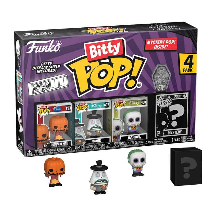 Product Φιγούρες Funko Bitty Pop! Nightmare Before Christmas 4 Pack Pumpkin Jack image