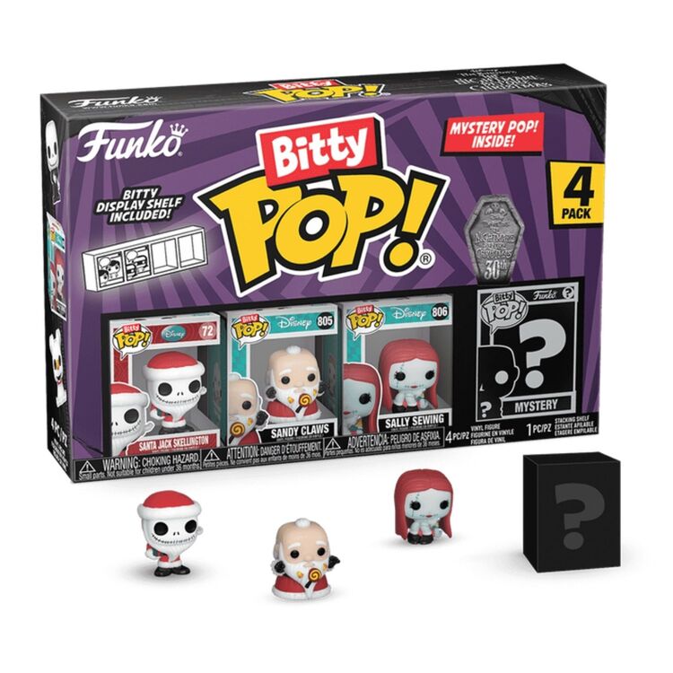 Product Φιγούρες Funko Bitty Pop! Nightmare Before Christmas 4 Pack Santa Jack image