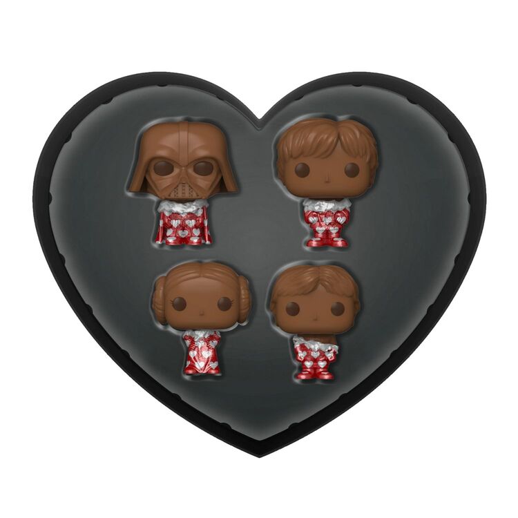 Product Φιγούρες Funko Pocket Pop! Star Wars Keychains 4 Pack - Valentine (Chocolate) image