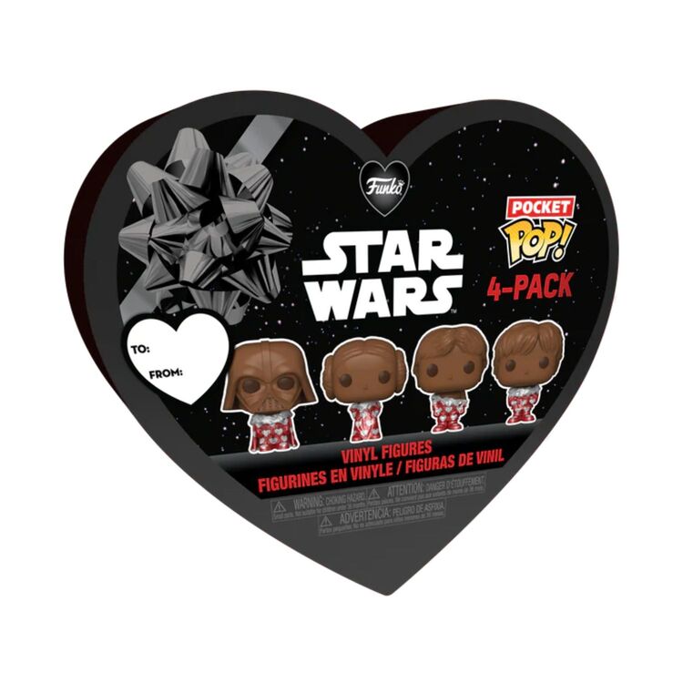 Product Φιγούρες Funko Pocket Pop! Star Wars Keychains 4 Pack - Valentine (Chocolate) image