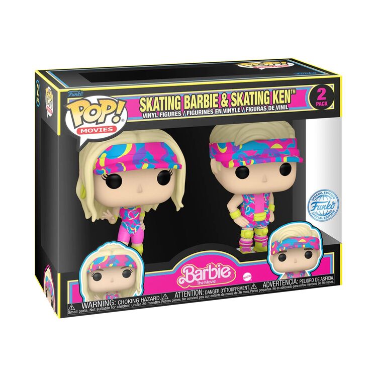Product Funko Pop! 2 Pack Barbie Skating Barbie & Ken image