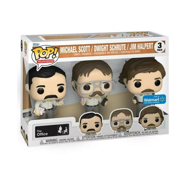 Product Funko Pop! 3-Pack Television: The Office - Michael Scott / Dwight Schrute / Jim Halpert (Utica Prank) (Special Edition) image