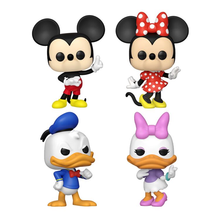 Product Funko Pop! 4-Pack: Disney 100th: Mickey / Minnie / Donald / Daisy (Special Edition) image