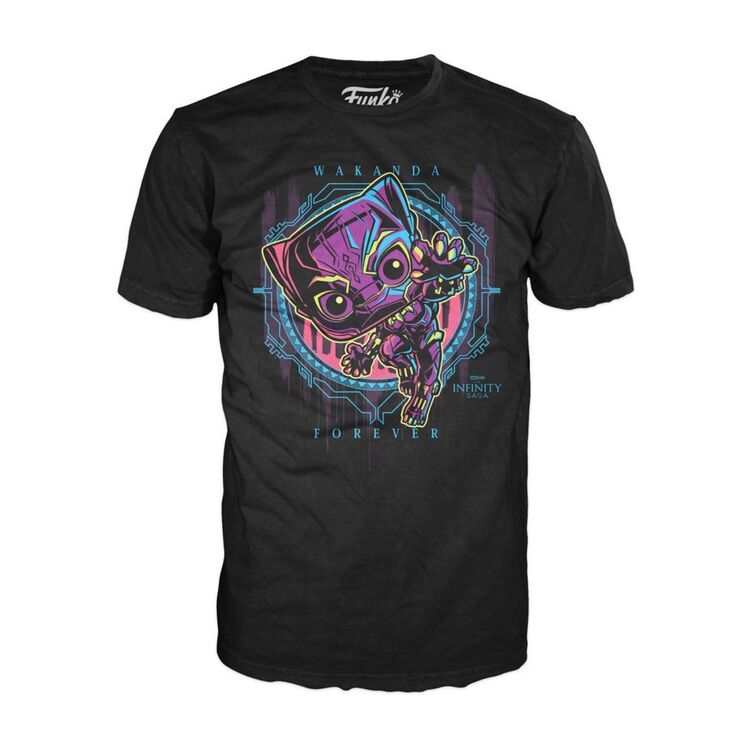 Product Funko Pop! & Tee Marvel Wakanda Forever Black Panther (Special Edition) image