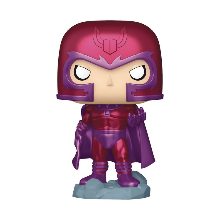 Product Funko Pop! Comic Covers: Marvel X-Men - Magneto (Metallic) (Special Edition) image