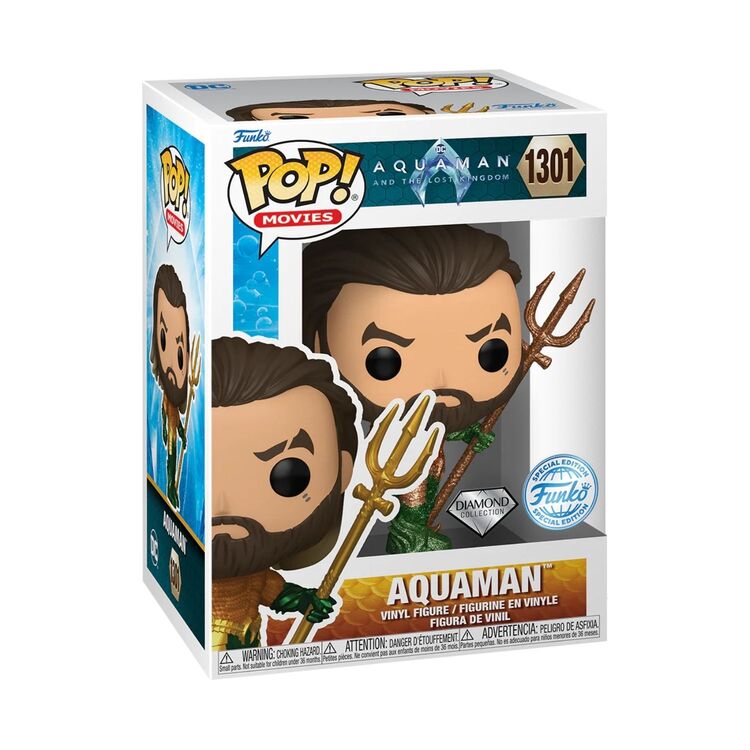 Product Φιγούρα Funko Pop! Aquaman and the Lost Kingdom Aquaman (Diamond Collection) (Special Edition) image