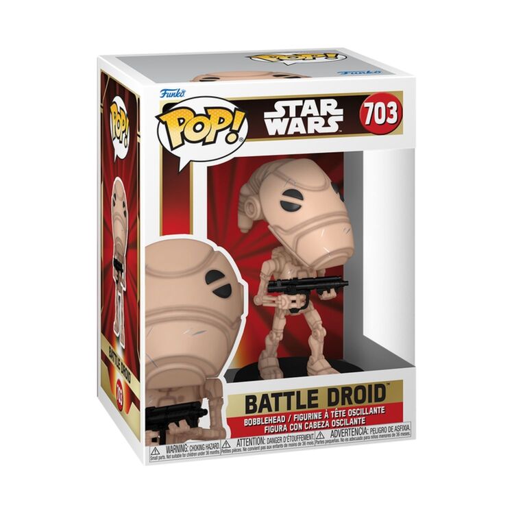 Product Funko Pop! Deluxe Star Wars The Phantom Menace Battle Droid image