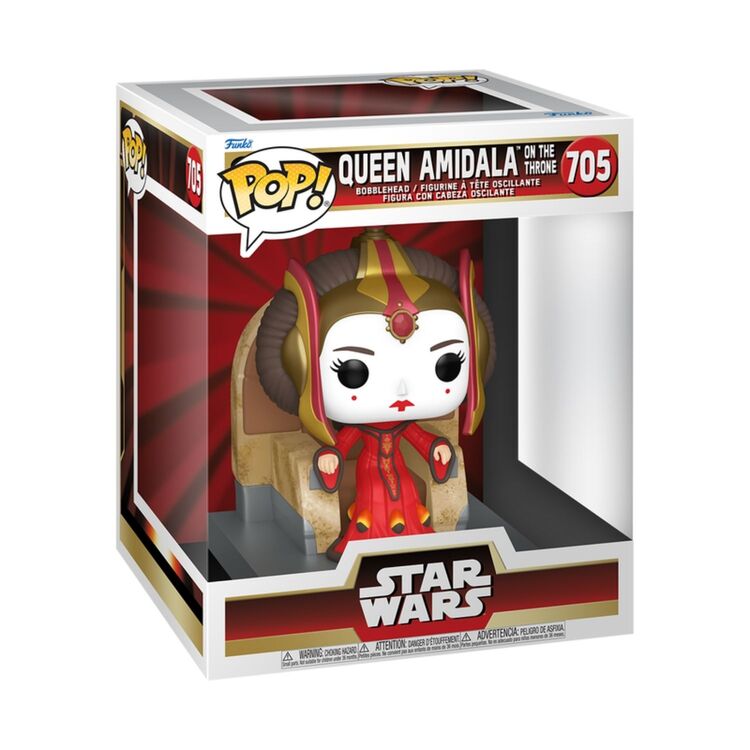 Product Funko Pop! Deluxe Star Wars: The Phantom Menace - Queen Amidala on the Throne image