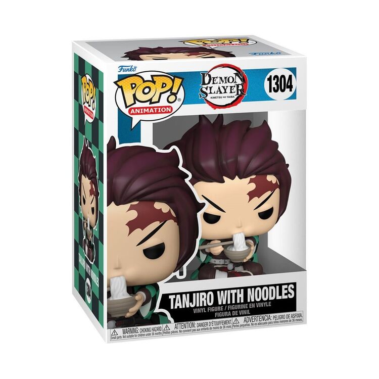 Product Φιγούρα Funko Pop! Demon Slayer Kimetsu No Yaiba Tanjiro Eating Noodles image