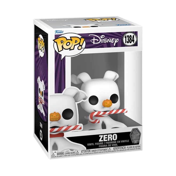 Product Funko Pop! Disney Nightmare Before Christmas Zero with Cane image
