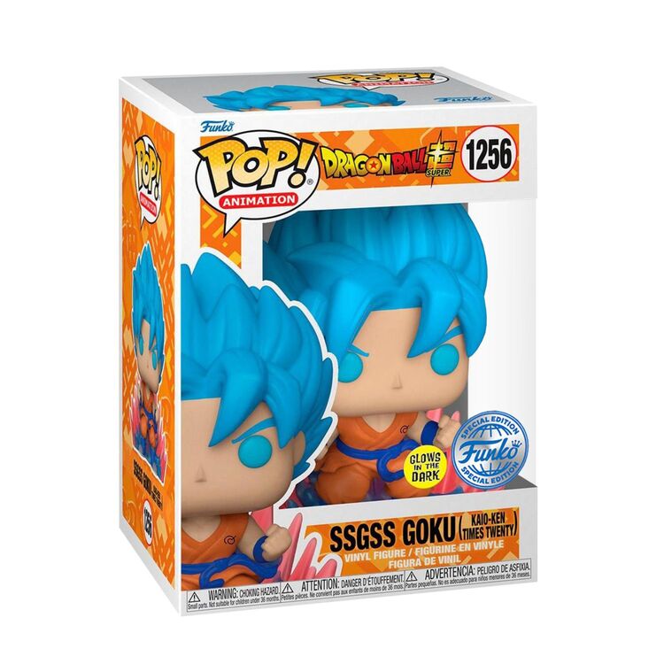 Product Funko Pop! Dragon Ball Super SSGSS Goku (Kaio-ken Times Twenty) GITD image