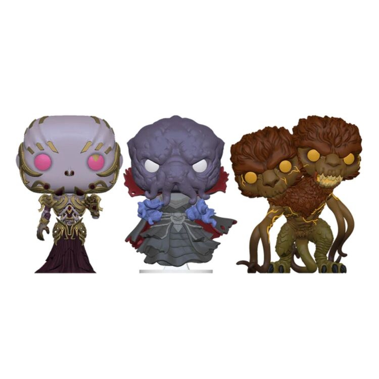 Product Funko Pop! Dungeons & Dragons - Vecna, Mind Flayer, Demogorgon 3-Pack (Special Edition) image