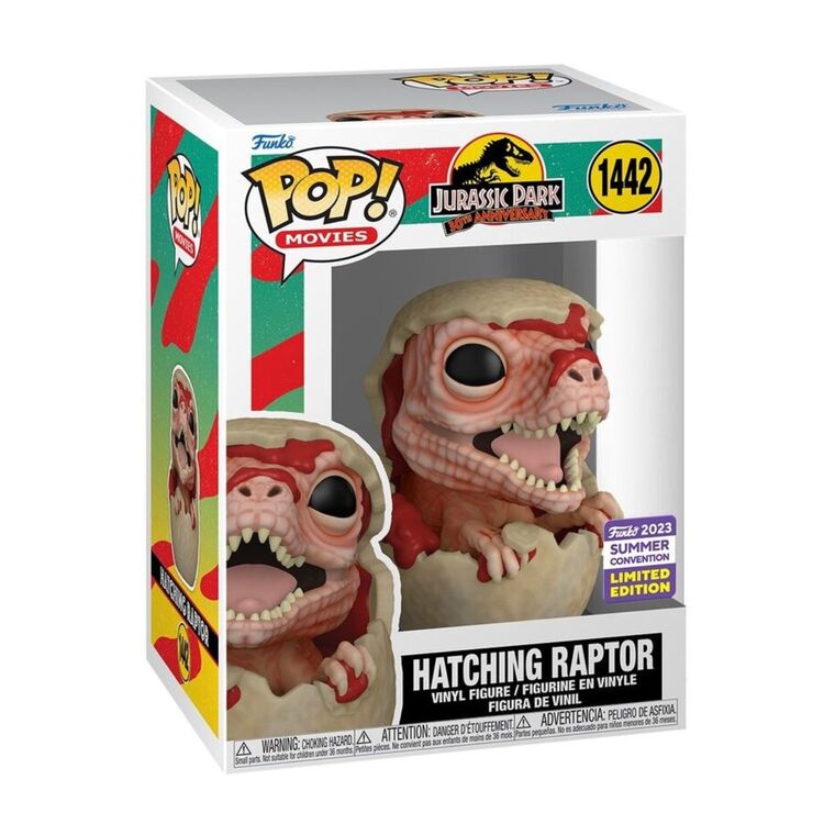 Product Funko Pop! Jurassic Park Hatching Raptor (SDCC 2023) image