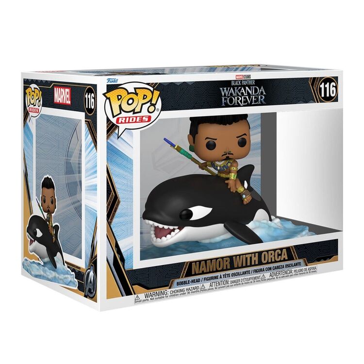 Product Funko Pop! Marvel Black Panther Wakanda Forever Namor with Orca image