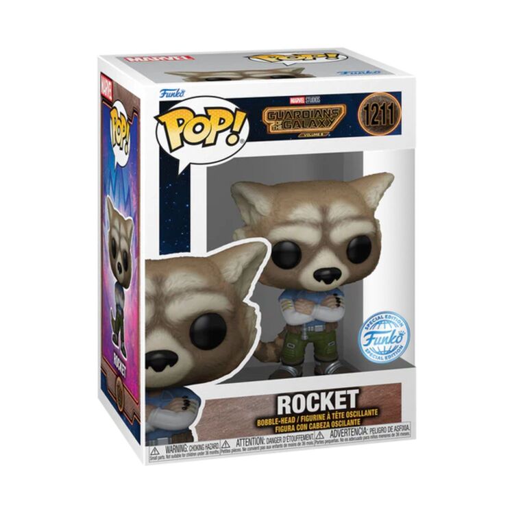 Product Funko Pop! Marvel Guardians Of The Galaxy Vol.03 Rocket (Special Edition) image