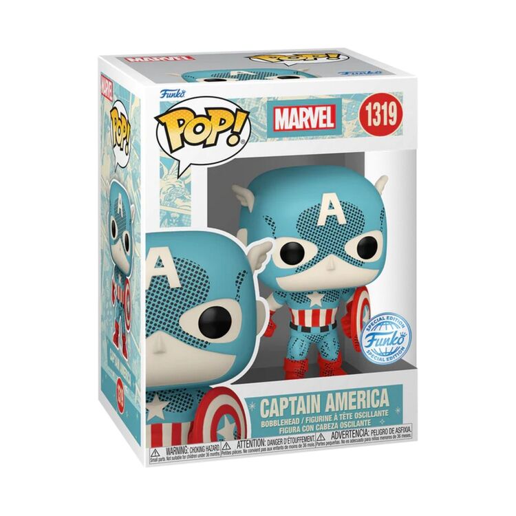 Product Funko Pop! Marvel Retro Reimagined Captain America (Special Edition) image