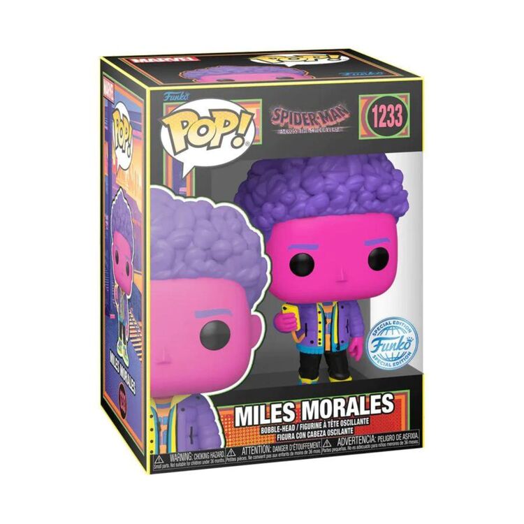 Product Funko Pop! Marvel Miles Morales Blacklight Spider-Man (Special Edition) image