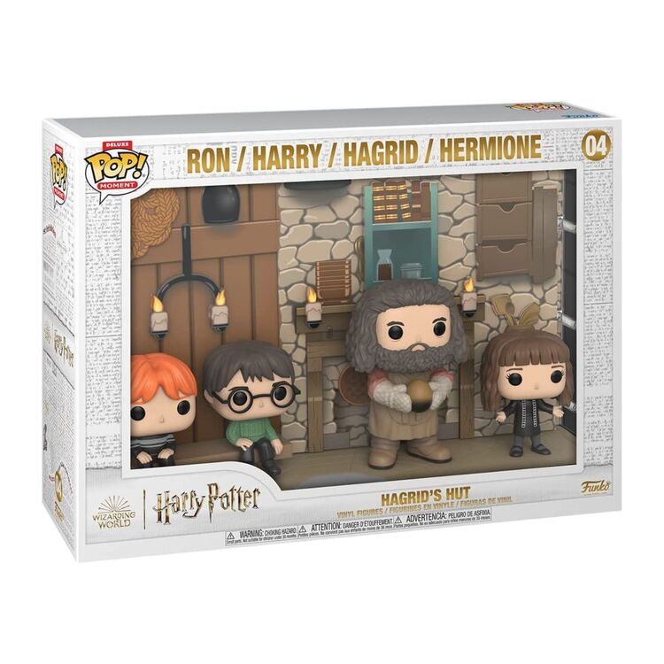 Product Funko Pop! Moment Deluxe: Harry Potter - Hagrid's Hut (Ron, Harry, Hagrid, Hermione) image