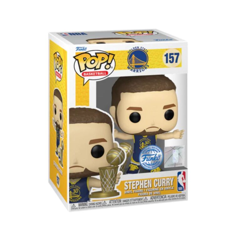 Product Funko Pop! Golden Gate Warriors - Stephen Curry Trophy (Special Edition) image