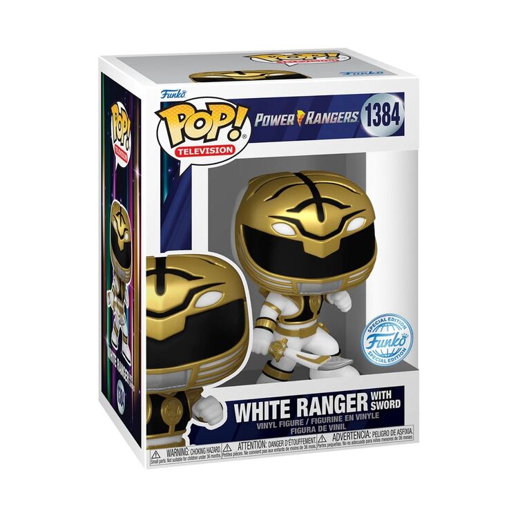 Product Φιγούρα Funko Pop! Power Rangers - White Ranger with Sword (special edition) image