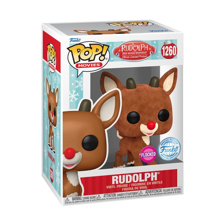 Product Φιγούρα Funko Pop! Rudolf the Red-Nosed Reindeer (Special Edition) (Flocked) image