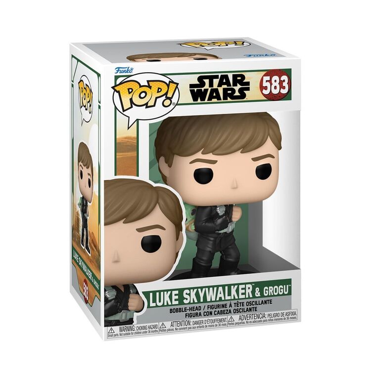 Product Funko Pop! Star Wars Book of Boba Luke Skywalker & Grogu image