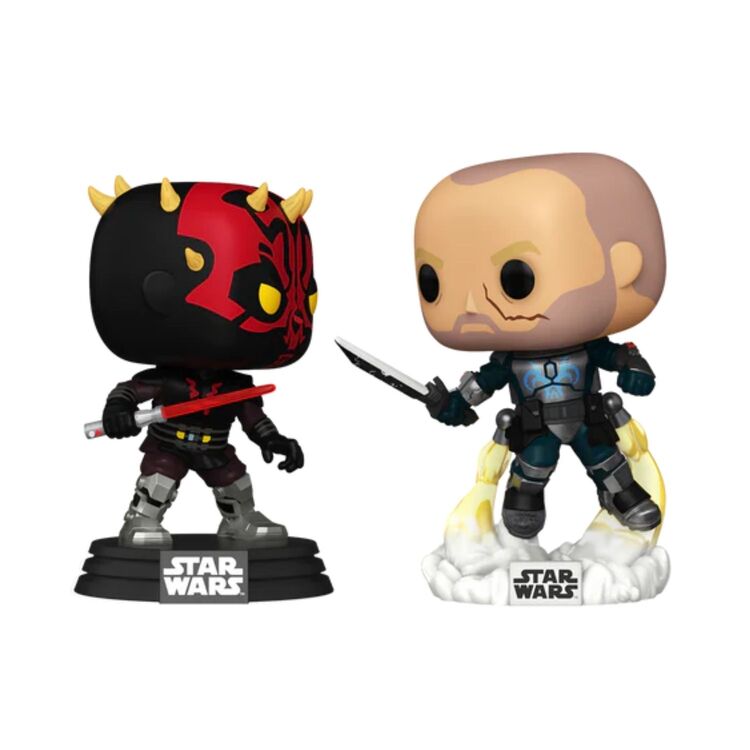 Product Funko Pop!  Star Wars Darth Maul vs Pre Vizsla 2-Pack (Special Edition) image