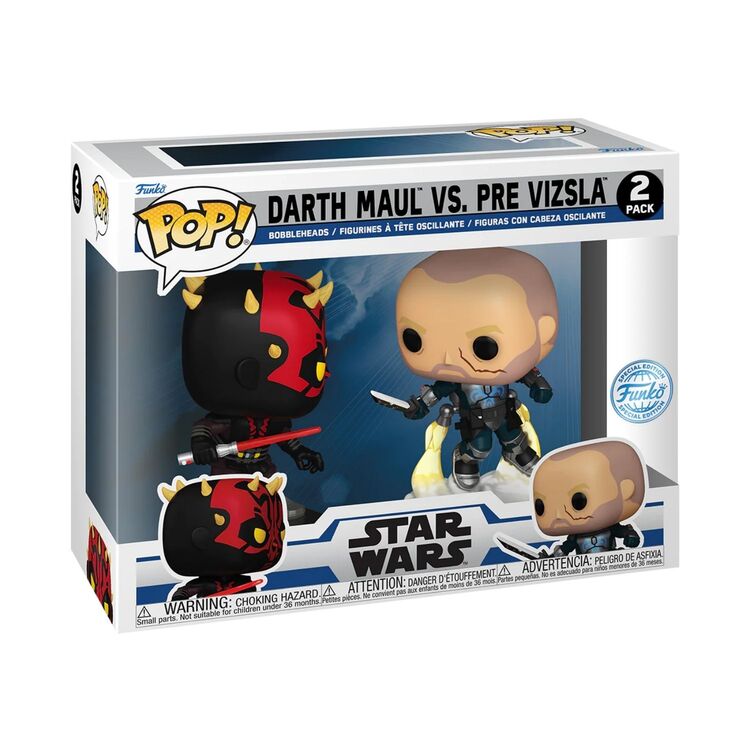 Product Funko Pop!  Star Wars Darth Maul vs Pre Vizsla 2-Pack (Special Edition) image