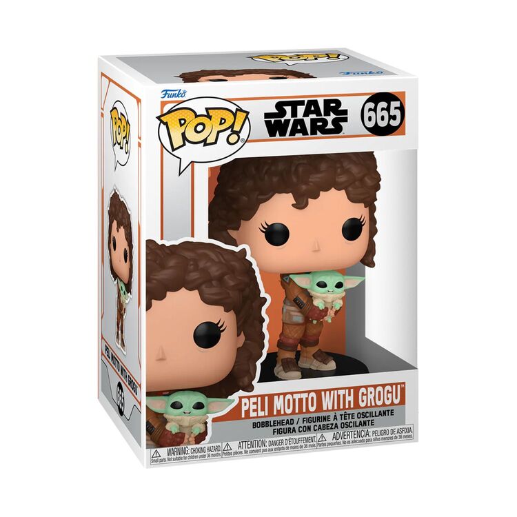 Product Funko Pop! Star Wars: The Mandalorian Peli Motto with Grogu image