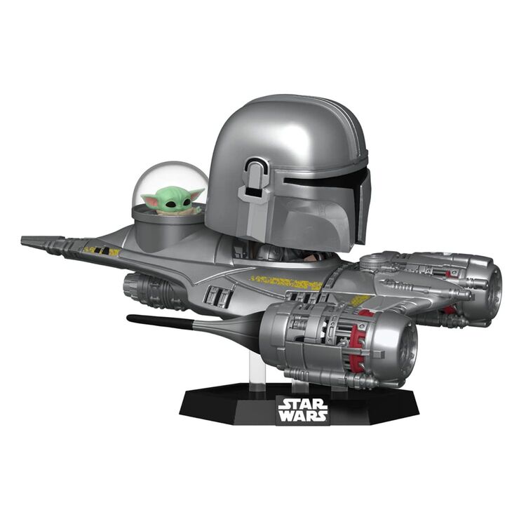 Product Funko Pop! Star Wars: The Mandalorian - The Mandalorian in N-1 Starfighter with R5-D4  (Special Edition) image