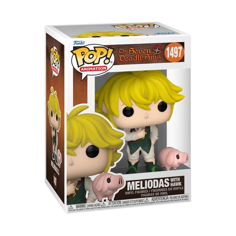 Product Funko Pop! The Seven Deadly Sins Meliodas with Hawk image