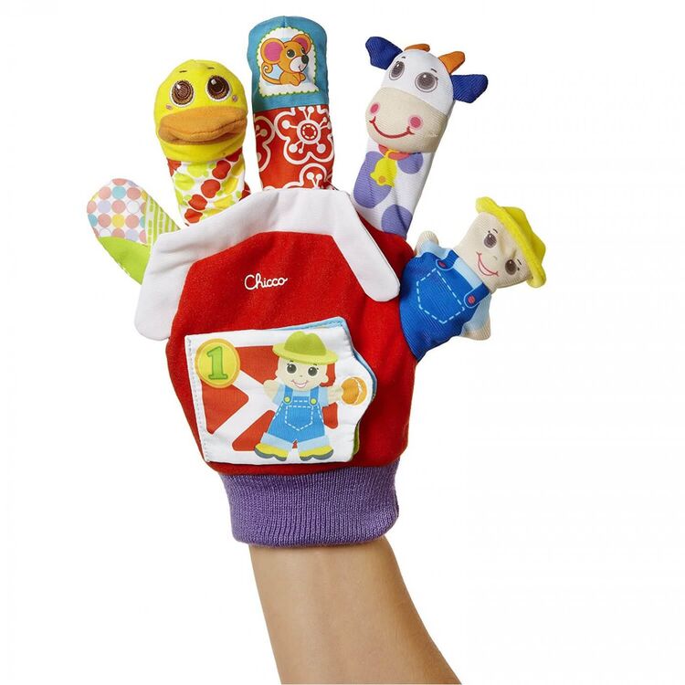 Product Βρεφικό Παιχνίδι Chicco Baby Senses: Farmyard Finger Puppet (Y03-07651-00) image