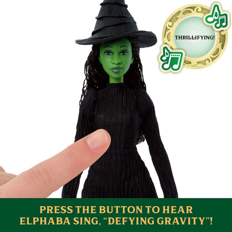 Product Mattel Wicked: Singing Elphaba - Fashion Doll (English Singing) (JLG48) image