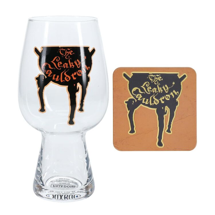 Product Ποτήρι και Σουβέρ Harry Potter Leaky Cauldron image