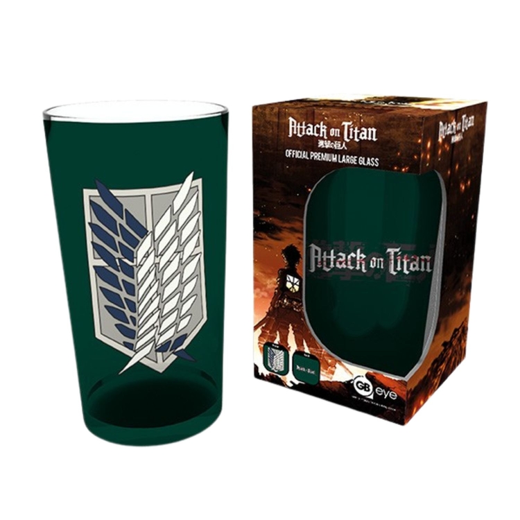 Product Attack On Titan Large Glass image
