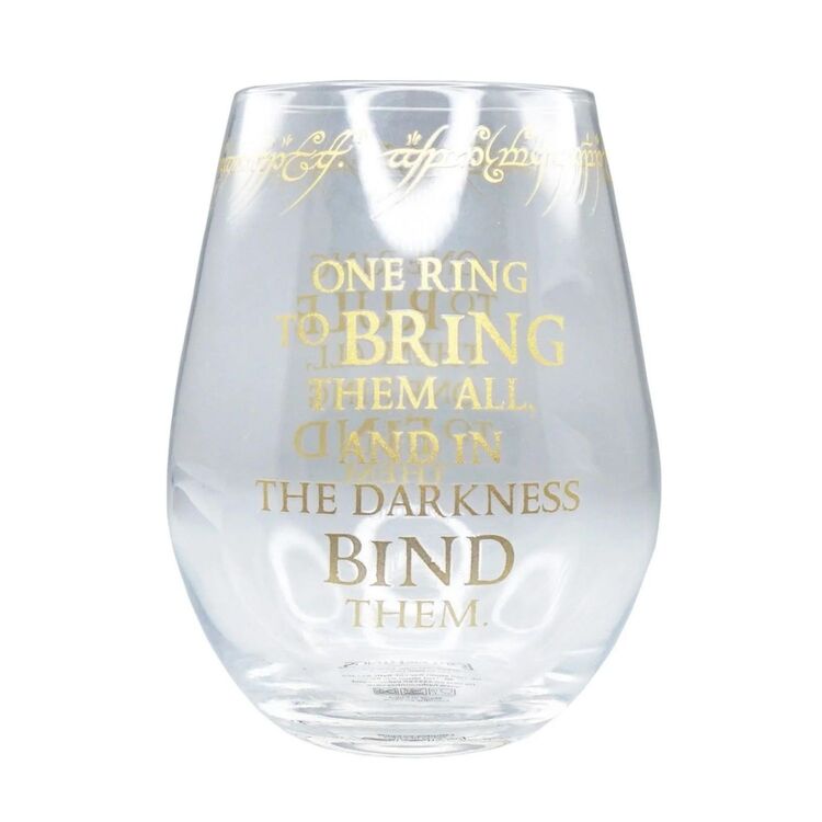 Product Lord Of The Rings Glass Boxed (610ml) One Ring image