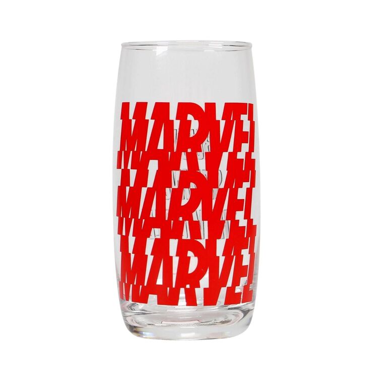 Product Marvel Logo Glass Tumbler image