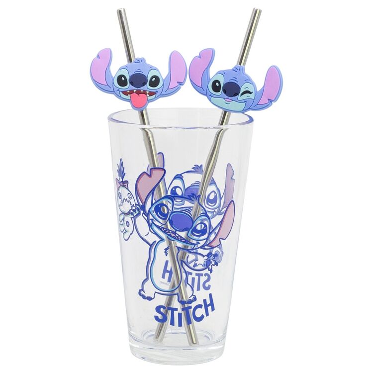 Product Ποτήρι Με Σετ Καλαμάκια Stitch Aloha Young Adult image