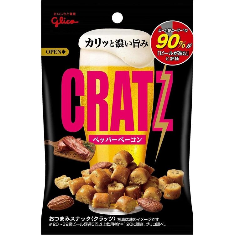 Product Glico Cratz Pepper Bacon snack image
