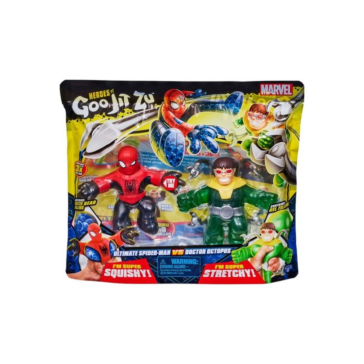 Product Φιγούρες Δράσης Giochi Preziosi Marvel: Heroes of Goo Jit Zu - Ultimate Spider-Man VS. Doctor Octopus (GJM04000) image