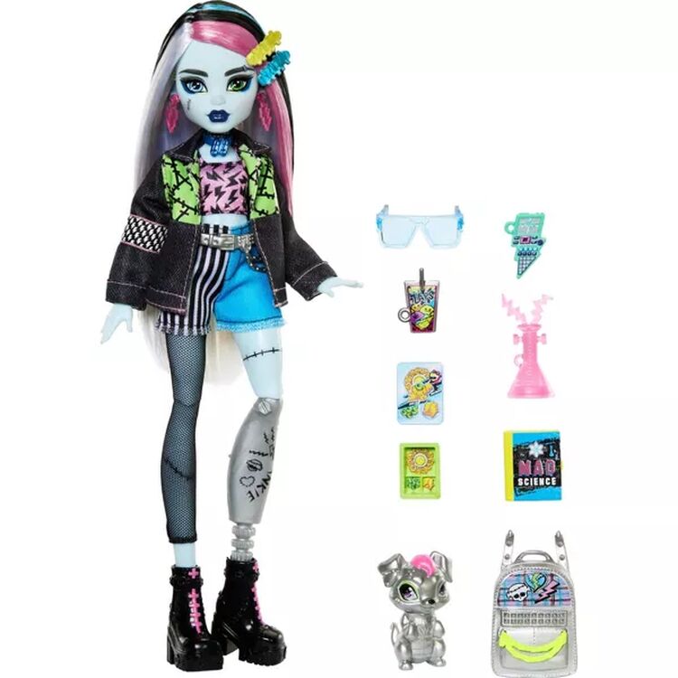 Product Mattel Monster High: Frankie Stein - Fashion Doll with Pet (HXH73) image
