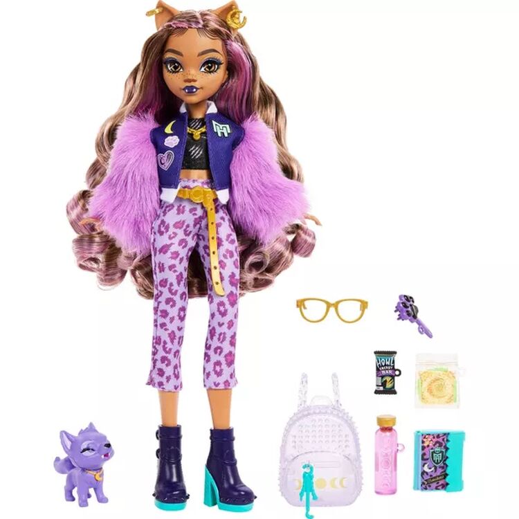 Product Mattel Monster High: Clawdeen Wolf - Fashion Doll with Pet (HRP65) image
