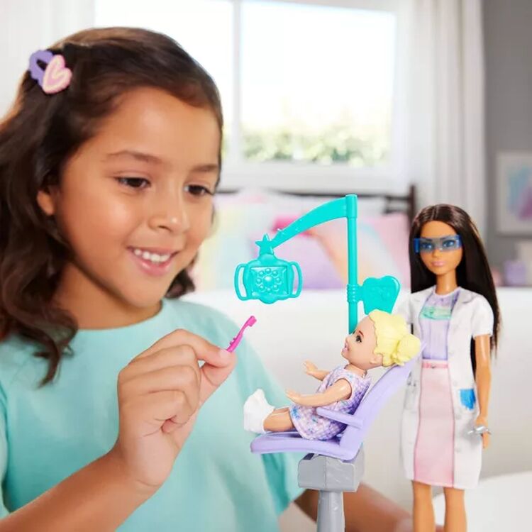 Product Mattel Barbie: You Can Be Anything - Dentist Doll with Brown Hair (JCR75) image