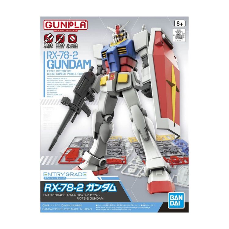 Product Gundam  EG 1/144 RX-78-2 Gundam Model Kit image