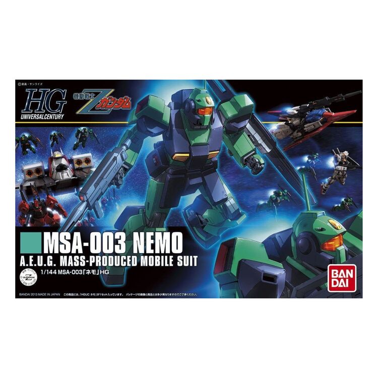 Product Gundam HGUC 1/144 MSA-003 Nemo Model Kit image